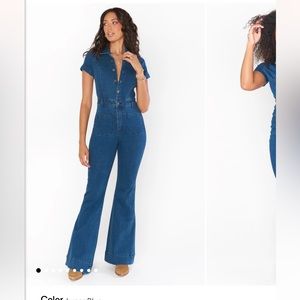 Denim Jumpsuit Show Me Your Mumu NWOT